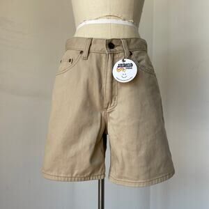 90's Tan L.L. Bean Highwaisted Cotton Shorts
